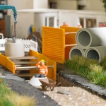 Busch 79878 - H0 - Action-Set: Profi Schachtbau